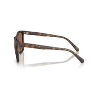 Coach CAE78 HC8427U 512073-57 Matte Dark Tortoise / Brown Solid Lenses