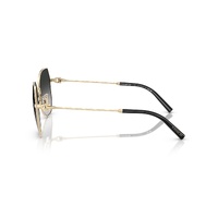 Coach CAD79 HC7175 90053C-56 Shiny Light Gold / Grey Gradient Lenses