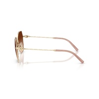 Coach CAD79 HC7175 900574-56 Shiny Light Gold / Brown Gradient Lenses