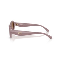 Coach CBY77 HC8433U 549511-52 Milky Putty / Brown Peach Gradient Lenses