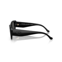 Coach CBY82 HC8435U 500287-54 Black / Grey Solid Lenses