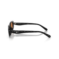 Coach CBY84 HC8443D 500273-54 Black / Amber Solid Lenses
