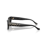 Coach CBZ52 HC8439U 500287-53 Black / Grey Solid Lenses