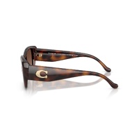 Coach CBY82 HC8435U 5120T5-54 Dark Tortoise / Brown Gradient Polarised Lenses