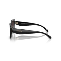 Coach CDP48 HC8450U 50028G-52 Black / Grey Gradient Lenses