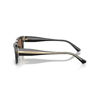 Michael Kors Split MK2296U 394573-56 Black Camo Tortoise / Brown Lenses