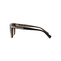Coach HC8132 529113-57 Dark Tortoise / Dark Brown Gradient Lenses
