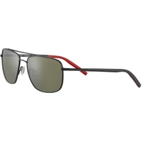 Serengeti Tellaro 8818 Shiny Black & Red / 555nm Polarised Photochromic Lenses