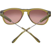 Serengeti Amboy SS530004 Shiny Dark Gunmetal Olive Translucent / Drivers Gradient Polarised Photochromic Lenses