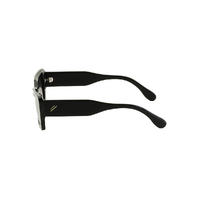 Bask Eyewear Lou 58-0111 Shiny Black / Grey Gradient Polarised Lenses