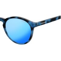 Polaroid Kids PLD 8024/S JBW 5X 47 Blue Havana / Blue Mirror Polarised Lenses