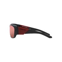 Arnette Lil' Snap AN4324 28056Q-61 Matte Black / Grey Mirror Orange Yellow Lenses