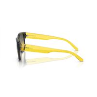 Arnette Hamie AN4325 27862Q-54 Transparent Grey / Yellow w Dark Grey Lenses