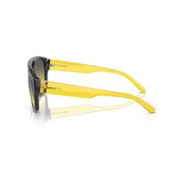 Arnette Mew2 AN4327 27862Q-56 Transparent Grey / Yellow w Dark Grey Lenses