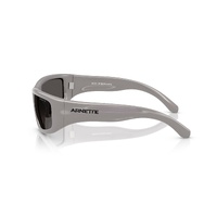Arnette Zyme AN4358 296187-58 Metallic Silver / Dark Grey Lenses
