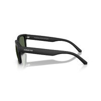 Arnette Twister AN4362 29009A-57 Matte Black / Dark Green Polarised Lenses