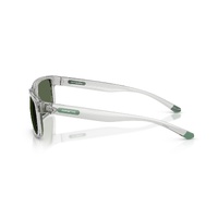 Arnette AN4372 28589A-57 Transparent Light Grey / Dark Green Polarised Lenses