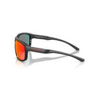 Arnette AN4374 29006Q-64 Matte Recycled Black / Red Yellow Mirror Lenses