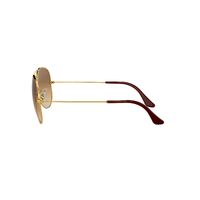 Ray-Ban RB3025 001/51-55 Aviator Gold / Brown Gradient Lenses