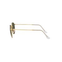 Ray-Ban RB3447 001-50 Round Metal Gold / Green Classic G-15 Lenses