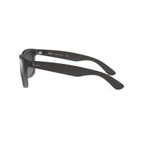 Ray-Ban RB4165 852/88-55 Justin Rubber Grey On Clear Grey / Silver Gradient Mirror Lenses