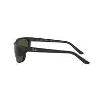 Ray-Ban RB2027 W1847-62 Predator 2 Black & Matte Black / Green Classic G-15 Lenses