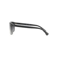 Emporio Armani EA4033 5229T3-56 Rubber Black & Grey / Grey Gradient Polarised Lenses