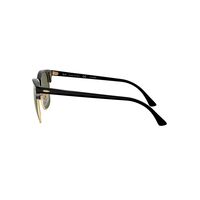 Ray-Ban RB3016F 901/58-55 Clubmaster A Fit Polished Black / G-15 Green Classic Polarised Lenses