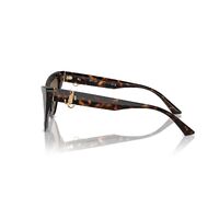 Jimmy Choo JC5008 500273-55 Havana / Dark Brown Lenses