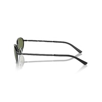 Ray-Ban RB3734 002/B1-56 Polished Black / Dark Green Lenses