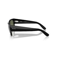 Ray-Ban RB0947S 901/58-56 Carlos Black / Green Polarised Lenses