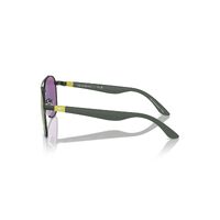Emporio Armani Kids EK2001 30173R-53 Matte Green / Grey Mirror Green Lenses