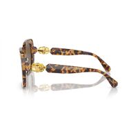 Swarovski SK6001 104073-55 Light Havana / Dark Brown Lenses