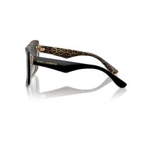 Dolce & Gabbana DG4414 32998G-54 Black On Leo Brown / Grey Gradient Lenses