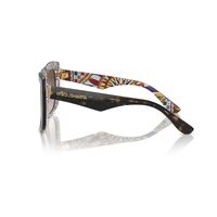 Dolce & Gabbana DG4414 321713-54 Havana On White Barrow / Brown Gradient Lenses