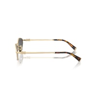 Miu Miu MU56ZS ZVN5S0-56 Pale Gold / Dark Grey Lenses