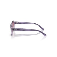 Ray-Ban Junior RJ9081S 71748G-48 Striped Violet On Transparent Violet / Grey Gradient Violet Lenses