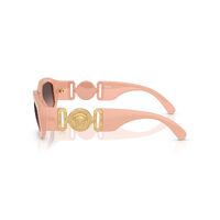 Versace VE4361 539258-53 Nude Opal / Pink Grey Gradient w Silver Mirror Lenses