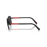 Prada Linea Rossa PSA51S 1BO06F-57 Matte Black / Dark Grey Lenses