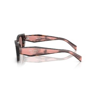 Prada PRB05S 23A60B-53 Mauve Tortoise / Light Brown Lenses