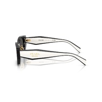 Prada PRB05SF 09Q08Z-53 Black / Dark Grey Lenses