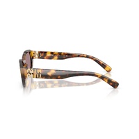 Miu Miu MUA03S 14L20I-53 Honey Havana / Light Purple Brown Lenses