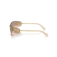 Miu Miu MUA51S 5AK20P-75 Gold / Bronze Mirror Gradient Lenses