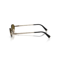 Miu Miu MUA54S 26C09Z-51 Old Gold / Dark Brown Lenses