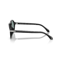 Giorgio Armani AR8236U 507556-55 Black / Grey Vintage Blue Lenses