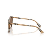 Burberry BE4455 416373-55 Check Sand / Dark Brown Lenses
