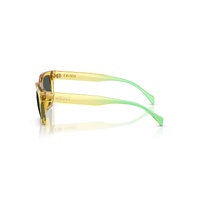Versace Kids VK4006U 553087-47 Orange Yellow Green Gradient / Dark Grey Lenses