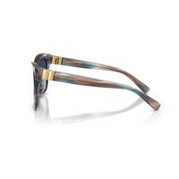 Dolce & Gabbana DG4498 344814-55 Striped Blue / Grey Gradient Blue Lenses
