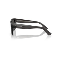 Dolce & Gabbana DG4431 316087-55 Transparent Grey / Dark Grey Lenses