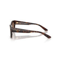 Vogue VO5658SU W65673-53 Dark Havana / Dark Brown Lenses